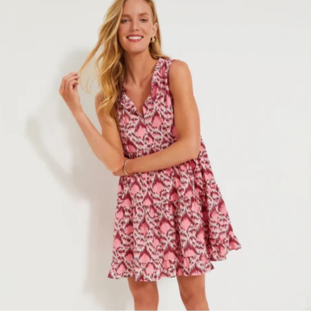 NWT Tuckernuck TNUCK BEACH Poppy Ikat Mini Salty Paloma Coverup Dress Size S